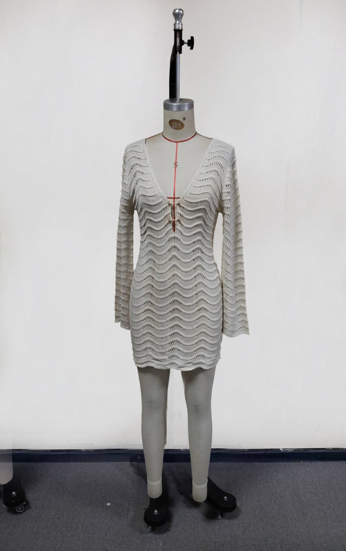 Lyxa Mini Dress - Apricot