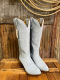 Macie Bean Baby Blue Suede Western Boot