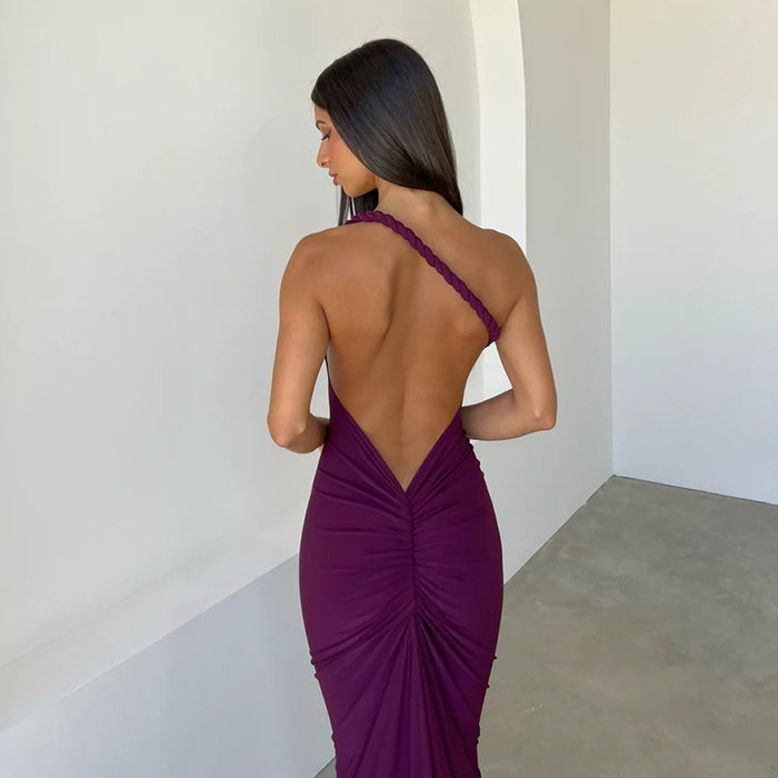 Magnolia Maxi Dress -Purple