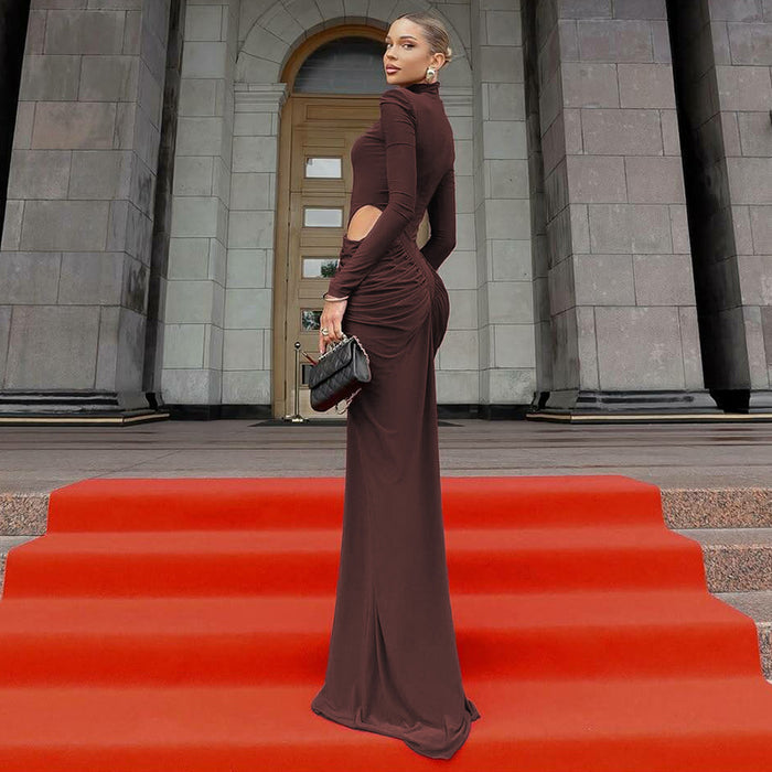 Marlene Maxi Dress - Brown