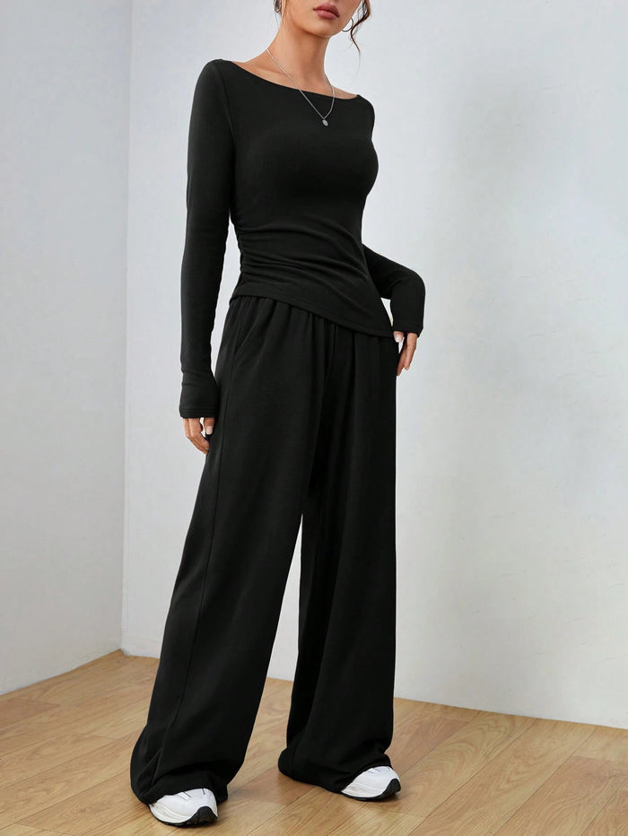 Meeha Co ord Set - Black