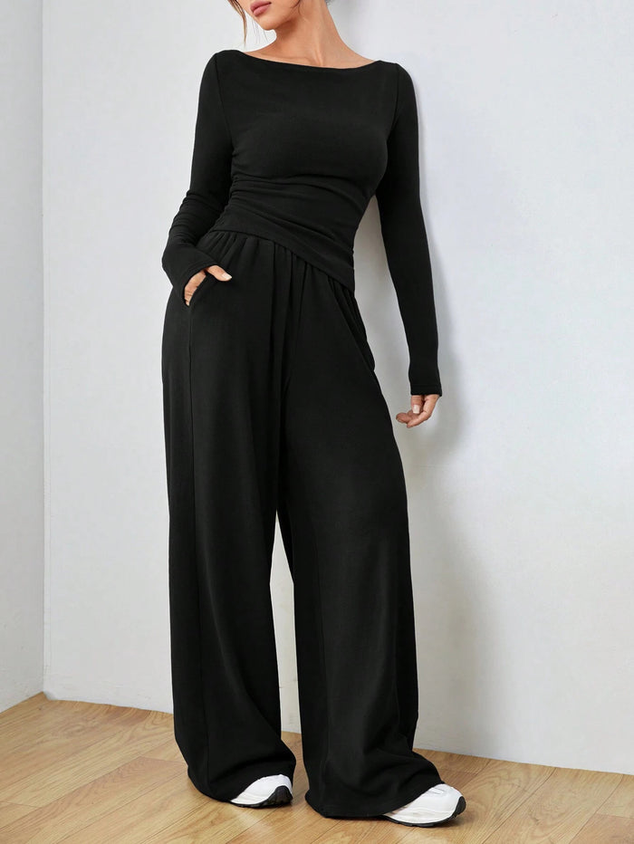 Meeha Co ord Set - Black