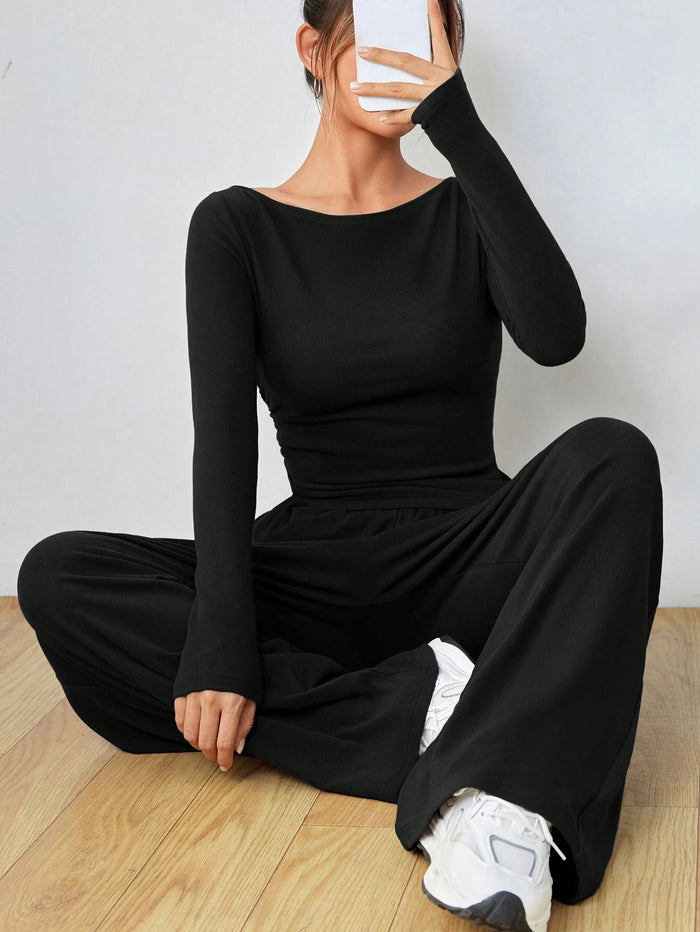 Meeha Co ord Set - Black