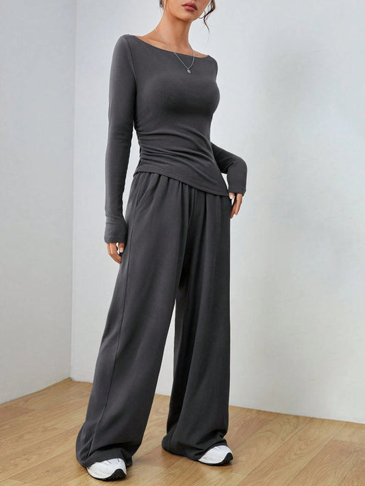 Meeha Co ord Set - Grey