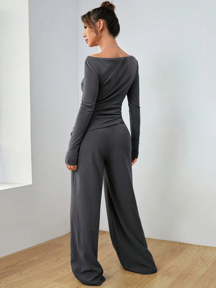 Meeha Co ord Set - Grey