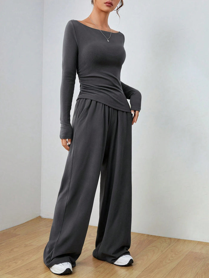 Meeha Co ord Set - Grey