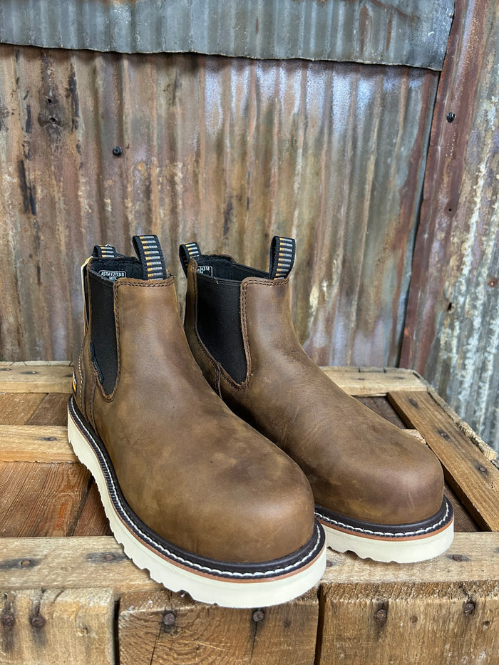 Men's Rebar Wedge Chelsea Waterproof Composite Toe Work Boot