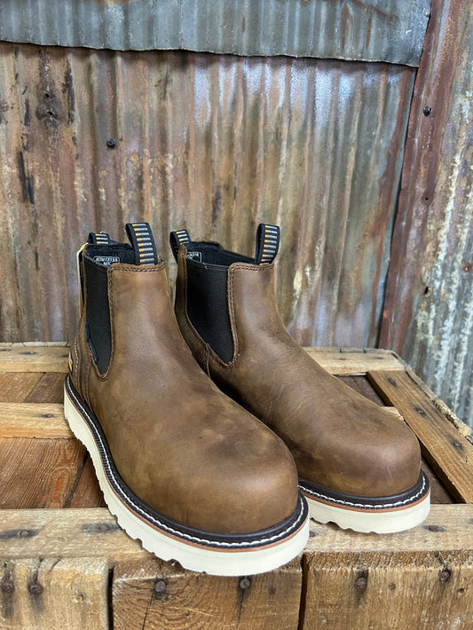 Men's Rebar Wedge Chelsea Waterproof Composite Toe Work Boot