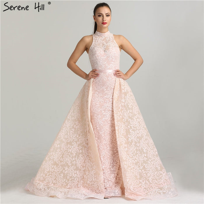 Mermaid Pink Tulle Evening Dresses Evening Gowns LA6289 On Sale - SERENE HILL
