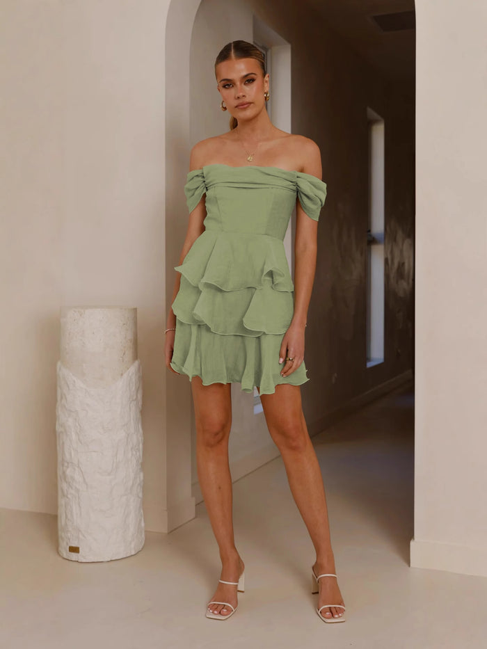 Meva Mini Dress - Green