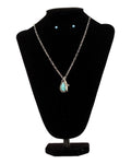 M&F Silver Strike Bird Pendant Jewelry Set