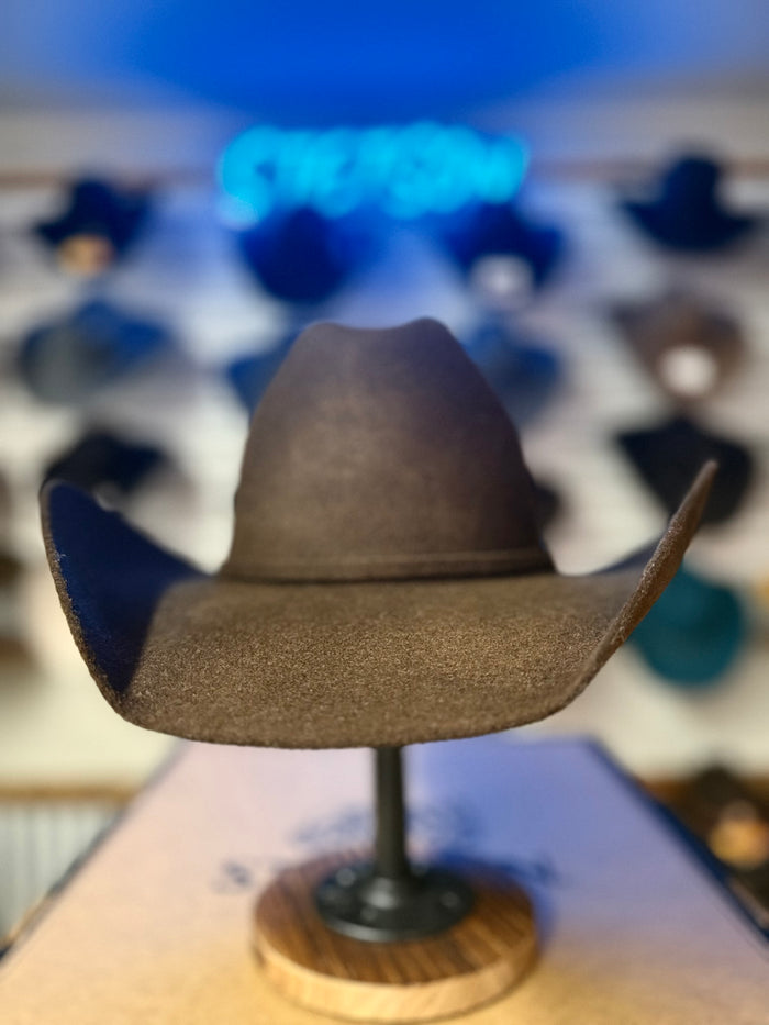 M&F Twister Men's Dallas Chocolate Felt Cowboy Hat