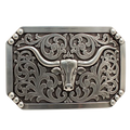 M&F Western Longhorn Belt Buckle