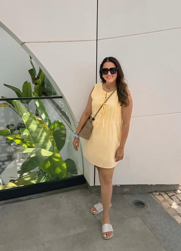 Miva Mini Dress - Yellow