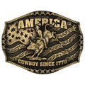 Montana Silversmiths Cowboy Since 1776 Attitude Buckle