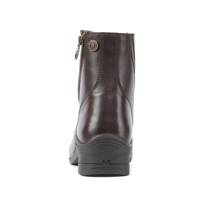 Moretta Alessia Leather Paddock Boot - Black - 4/37