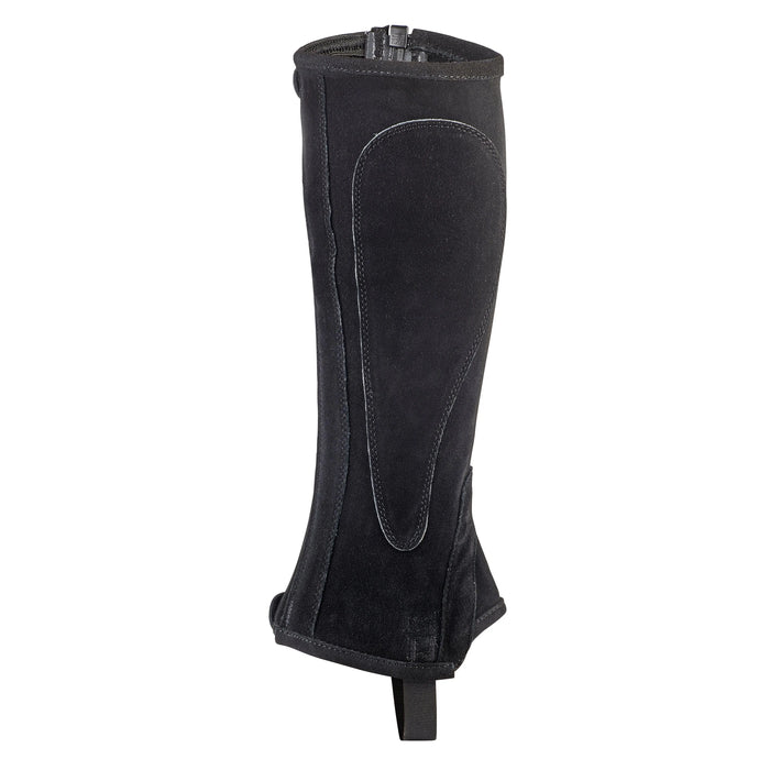 Moretta Suede Half Chaps - Adult - Black - S