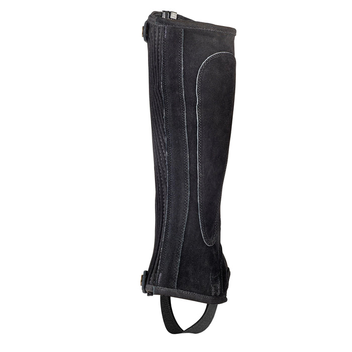 Moretta Suede Half Chaps - Adult - Black - M