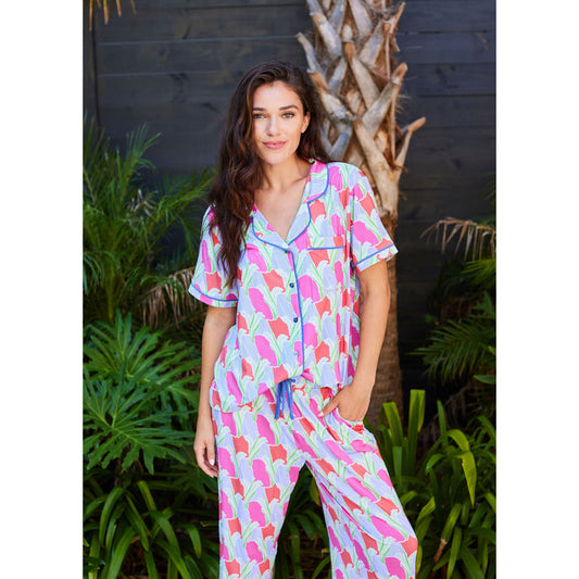 MS - Women's Charlotte Pants Set - Color Me Sweet Coral *
