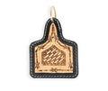 Myra Ranch Visions Hand-tooled Leather Key Fob