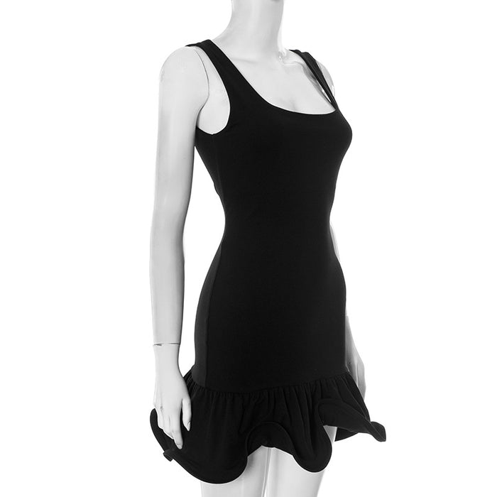 Mystique Mini Dress - Black