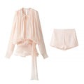 Naomi Cord Set - Apricot