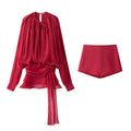 Naomi Cord Set - Red