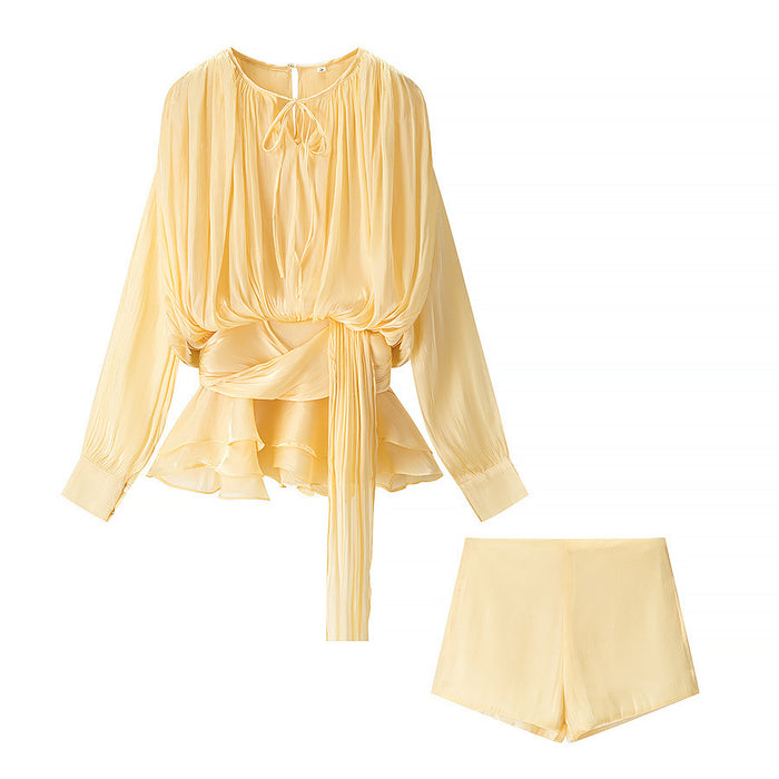 Naomi Cord Set - Yellow