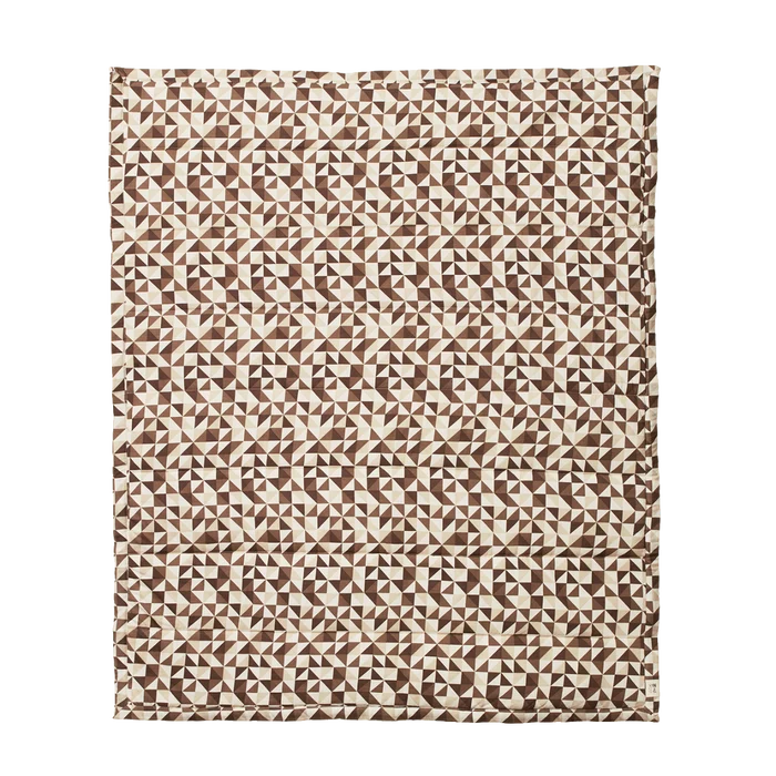 Nature Baby Cot Quilt Kaleidoscope Print