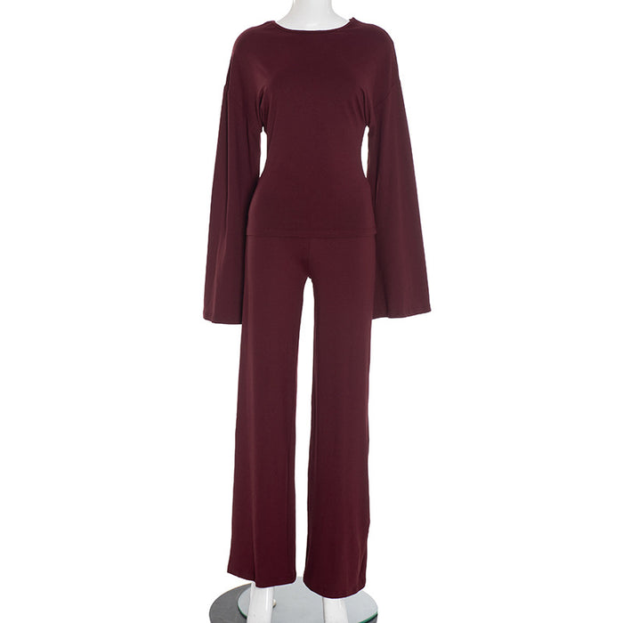 Nella Co-ord Set - Maroon