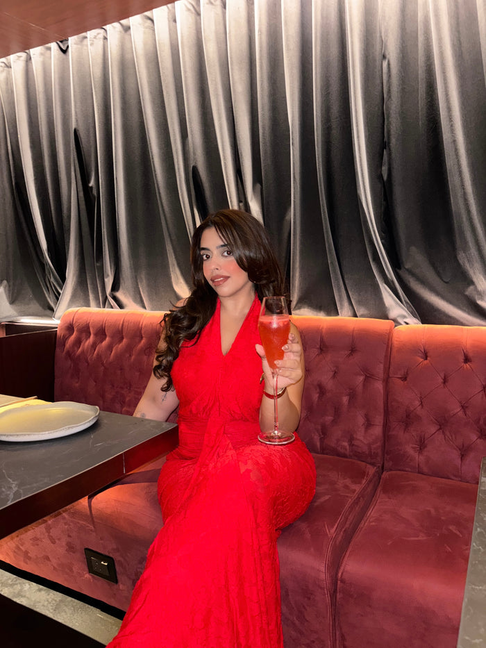 Nerina Maxi Dress - Red