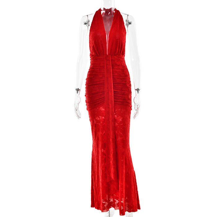 Nerina Maxi Dress - Red