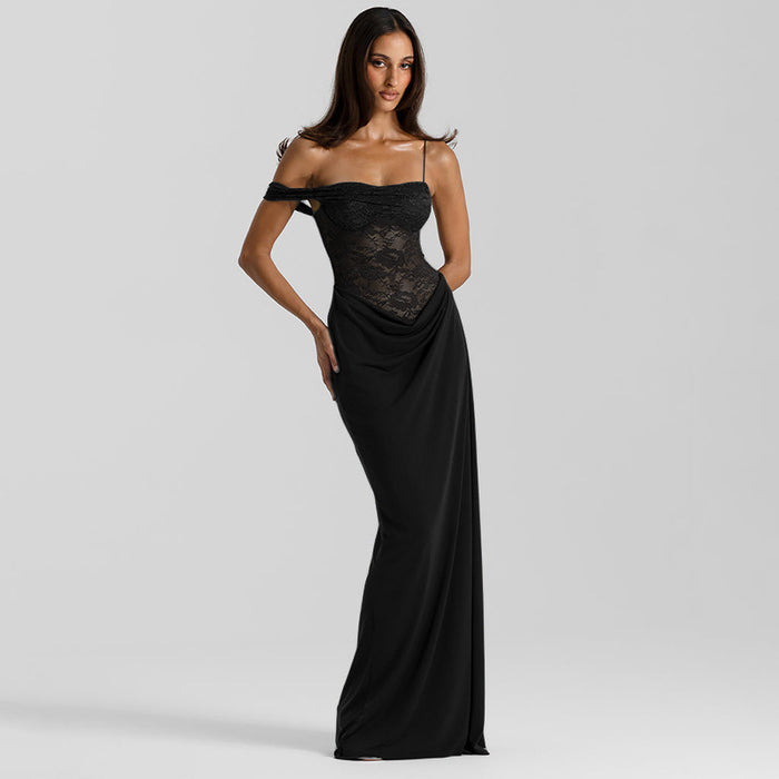 Nerine Maxi Dress - Black