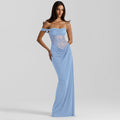 Nerine Maxi Dress - Blue