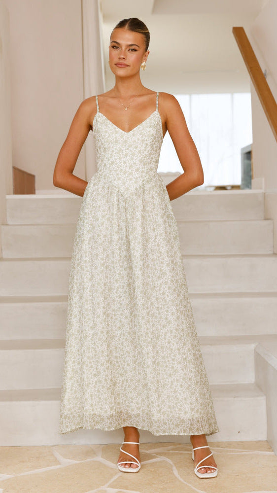 Nixi Maxi Dress - Green