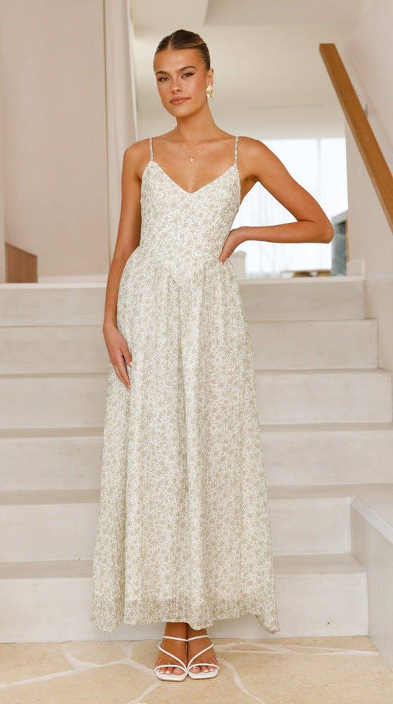Nixi Maxi Dress - Green