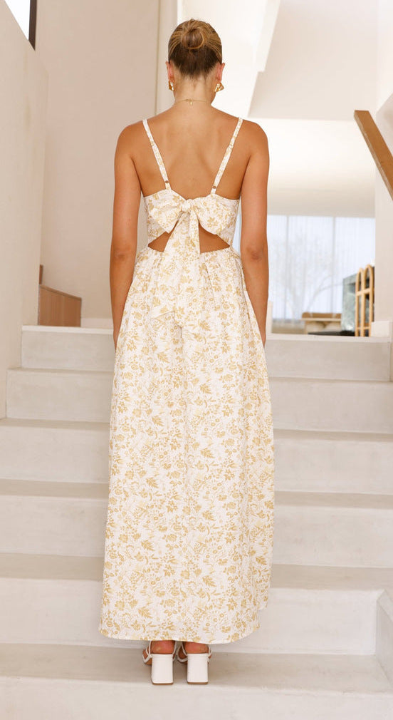 Nixi Maxi Dress - Yellow