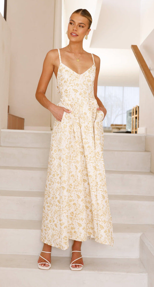 Nixi Maxi Dress - Yellow