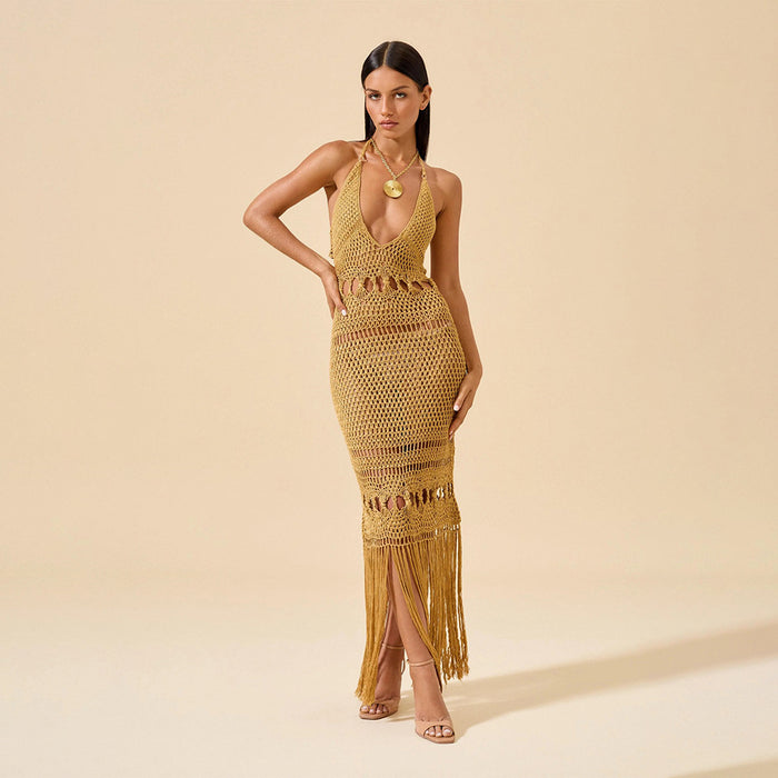 Noelle Maxi Dress - Gold