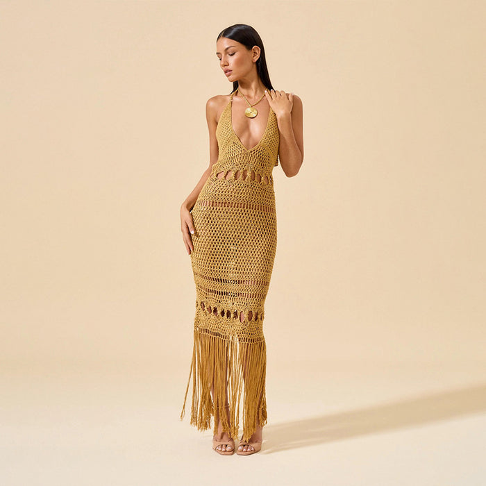 Noelle Maxi Dress - Gold