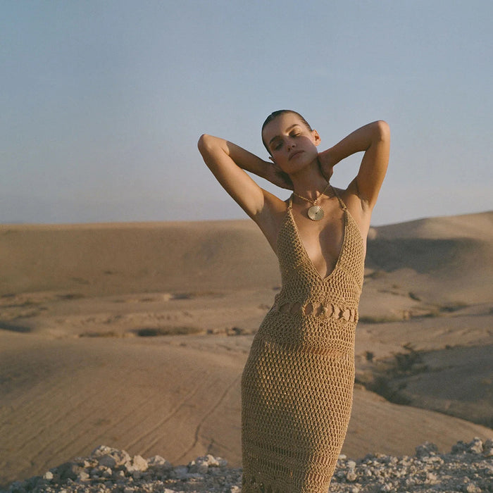 Noelle Maxi Dress - Gold