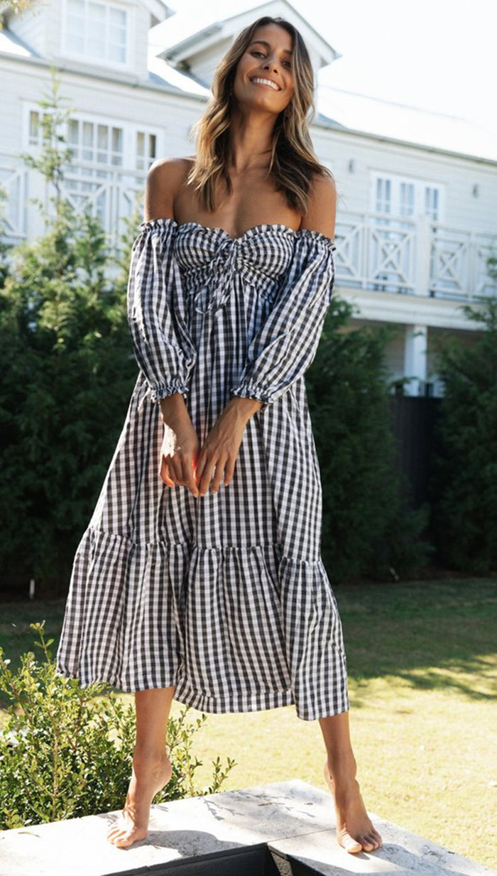 Noor Midi Dress - Black