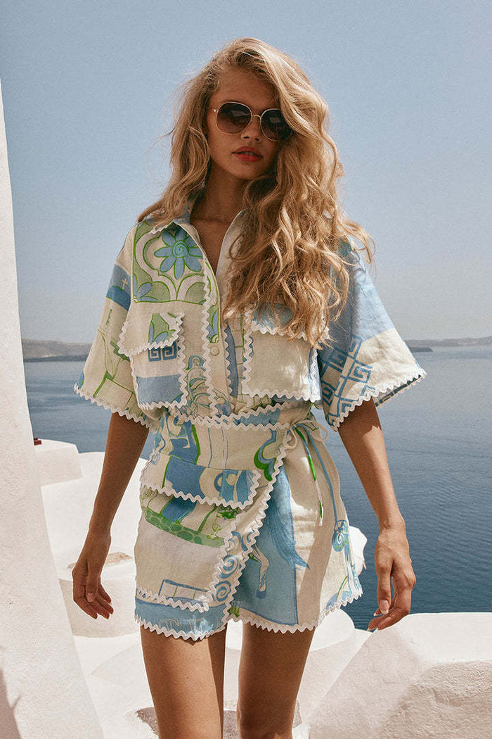 Noris Co-Ord - Blue