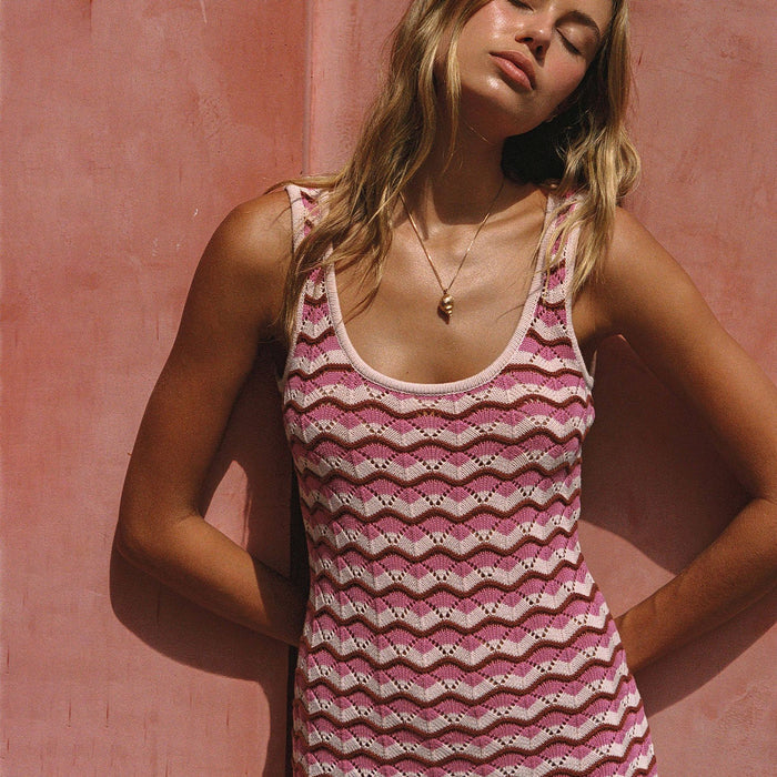 Nova Mini Dress - Pink