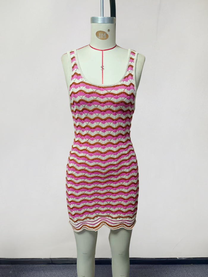 Nova Mini Dress - Pink