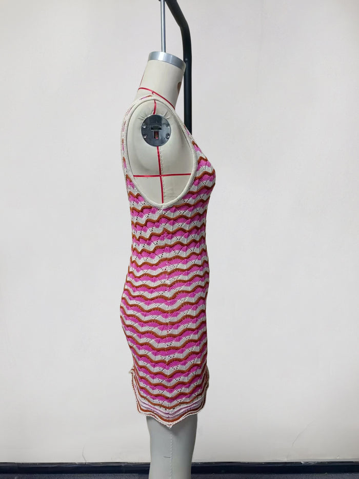 Nova Mini Dress - Pink
