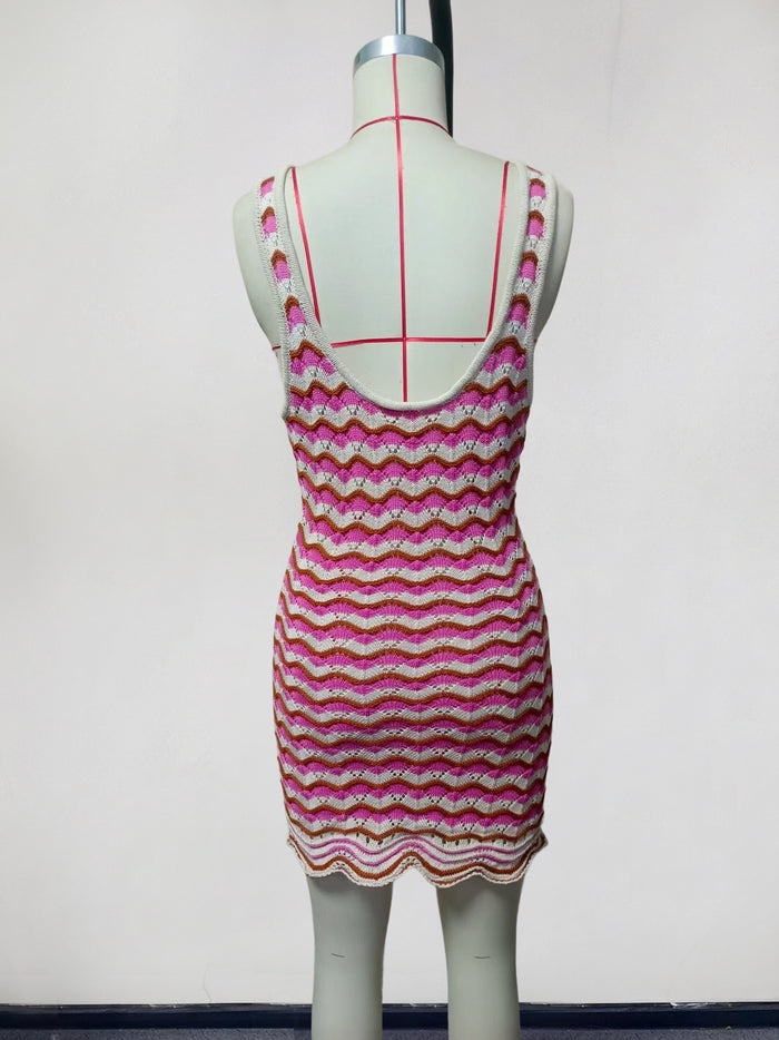 Nova Mini Dress - Pink