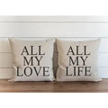NS Pillow Set All My Love Set of 2