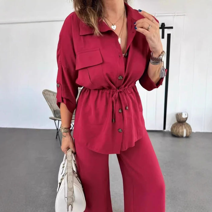 Nyra Co ord Set - Red