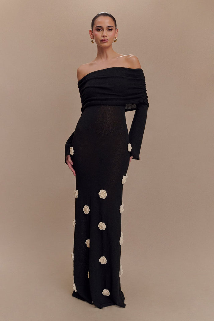 Nysa Maxi Dress - Black